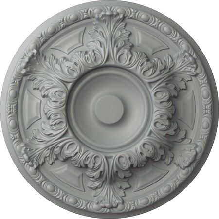 Ekena Millwork Granada Ceiling Medallion (Fits Canopies up to 7 1/8"), 19"OD x 1 1/2"P, Primed White CM19GA